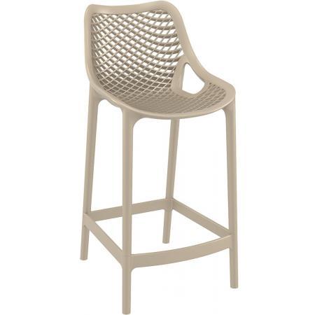 (MDK-105529) Siesta Air counterkruk 65 cm hoog kleur taupe, Huis en Inrichting, Barkrukken, Nieuw, Ophalen of Verzenden