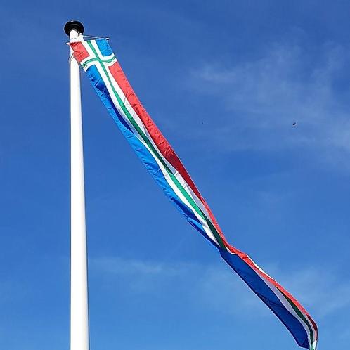 NR 460: Wimpel Groningen-400cm met stokje, Diversen, Vlaggen en Wimpels, Nieuw
