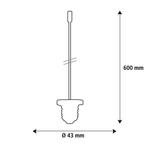 Segula LED Artline Flex lengte 60cm E27 6W 600lm 2200K, Ophalen of Verzenden, Nieuw