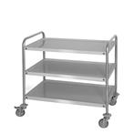 GGM Gastro | Serveerwagen - 1000x500mm - met 3 bladen |, Verzenden