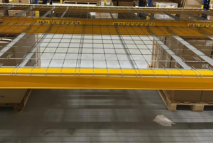 Draadrooster Mesh deck 1180x1100mm - 254kg, gebruikt, Zakelijke goederen, Kantoor en Winkelinrichting | Magazijn, Stelling en Opslag