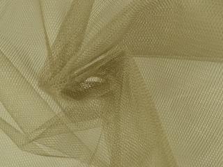 Tule – Taupe, Hobby en Vrije tijd, Stoffen en Lappen, 120 cm of meer, 200 cm of meer, Overige kleuren, Nieuw, Polyester, Ophalen of Verzenden