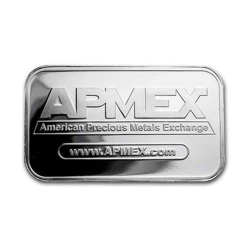 Verenigde Staten. Silver bar 1 oz APMEX 999 Fine Silver Bar, Postzegels en Munten, Edelmetalen en Baren