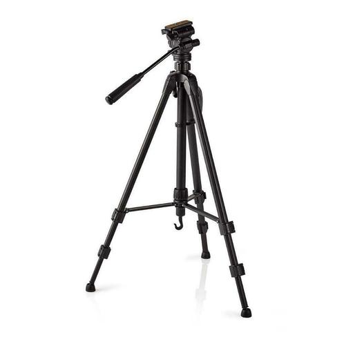 Tripod foto camera Statief Pan/Tilt max 160 cm, Audio, Tv en Foto, Fotografie | Statieven en Balhoofden, Driepoot, Nieuw, Verzenden