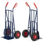 Steekwagen - houtwagen - opvouwbaar - tot 280 kg - blauw, Ophalen of Verzenden, Nieuw