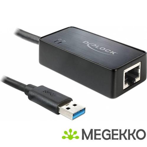 Delock 62121 Adapter USB 3.0 > Gigabit LAN 10/100/1000 Mbps, Computers en Software, Overige Computers en Software, Nieuw, Verzenden