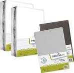 Textielpakket Frans bed - 2 moltons en 2 hoeslakens - rechts, Huis en Inrichting, Eenpersoons, Verzenden, Nieuw, Wit