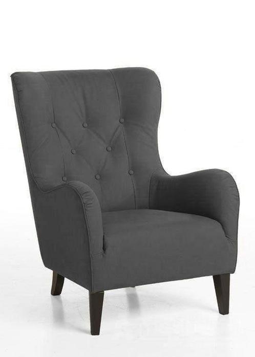 Fauteuil James - fauteuils - Grijs, Huis en Inrichting, Stoelen, Grijs, Nieuw, Stof