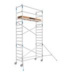 Tweedehands steiger 90 x 190 x 6.2 mtr WH GRATIS AFHOUDERS, Verzenden, Nieuw, Rolsteiger of Kamersteiger, 5 meter of hoger