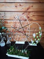Actie metalen frame ei metal egg ring 32x47cm on base white, Ophalen of Verzenden, Nieuw