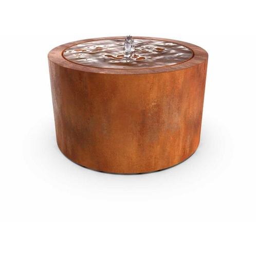 Geroba watertafel rond Taula RCA4 1000x500mm - Cortenstaal, Tuin en Terras, Waterpartijen en Fonteinen, Nieuw, Verzenden