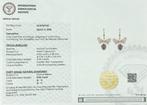 Hangoorbellen - 14 karaat Roségoud - 4.84ct. tw. Toermalijn, Sieraden, Tassen en Uiterlijk, Antieke sieraden