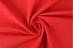 10 meter molton stof - Rood, 120 cm of meer, Ophalen of Verzenden, Katoen, Rood