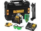 DeWalt DCE089D1G 10.8V Li-Ion accu zelfnivellerende 3x 360, Verzenden, Zo goed als nieuw