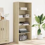 vidaXL Kledingkast 80x50x200 cm bewerkt hout sonoma, Verzenden, Nieuw