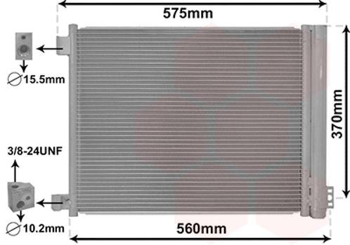 LUCHTCONDENSATOR VOOR NISSAN MICRA 2010-2013 921001HC1A, Auto-onderdelen, Airco en Verwarming, Nieuw, Ophalen of Verzenden