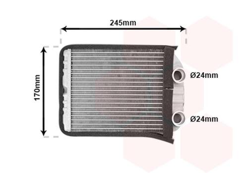 KACHEL RADIATEUR VOOR OPEL VECTRA B 1995-1998 09118439, Auto-onderdelen, Airco en Verwarming, Nieuw, Ophalen of Verzenden