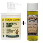 2x Ambachtscreme 1000ml + 1x Sport Massageolie 200ml, Nieuw, Verzenden