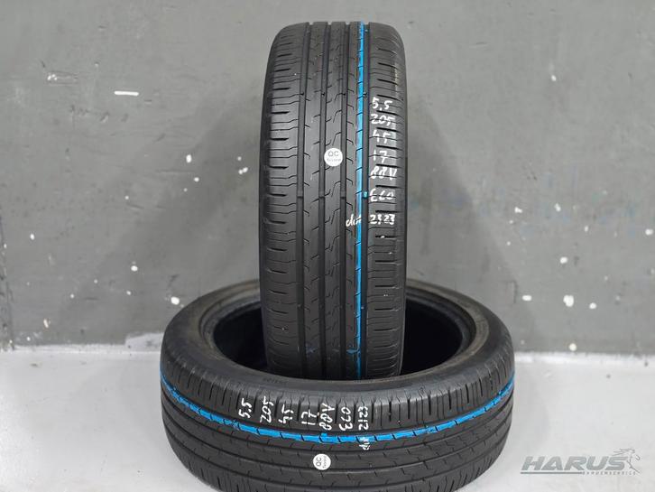 205/45/17 88V Continental zomerbanden 5,5mm profiel 2 stuks, Auto-onderdelen, Banden en Velgen, 17 inch, Erkend duurzaam, Zomerbanden