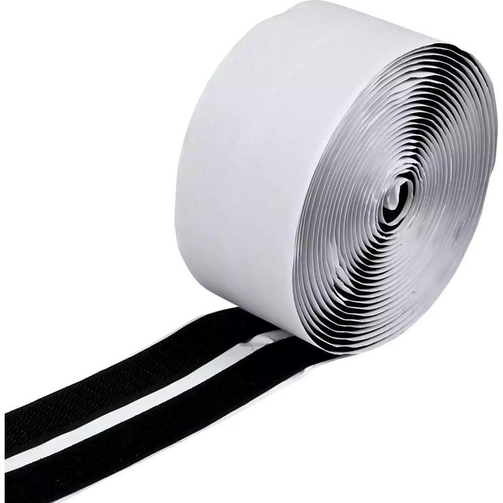Benson Zelfklevend klittenband - 4,5 m - zwart - veelzijd..., Doe-het-zelf en Verbouw, IJzerwaren en Bevestigingsmiddelen, Nieuw