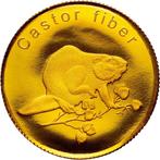 Niue. 2 Dollars 2017 Eurasian Beaver - Castor Fiber,