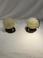 Tafellamp (2) - Opaline glas, Antiek en Kunst, Antiek | Lampen