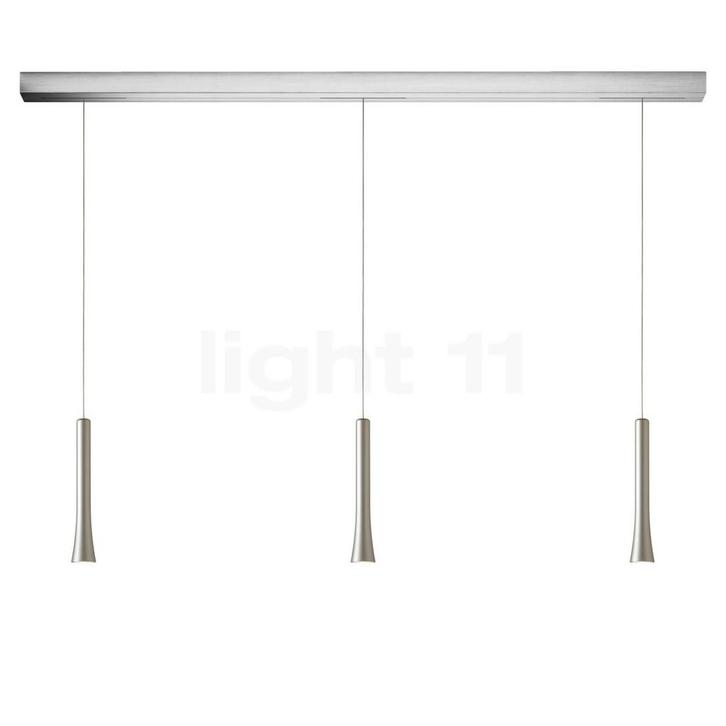 Oligo Rio Hanglamp 3-lichts LED, parel zilver (Hanglampen), Huis en Inrichting, Lampen | Hanglampen, Nieuw, Verzenden