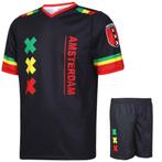 Amsterdam Voetbaltenue Eigen Naam - Bob Marley - Shirt - Bro