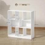 TRUUSK Staande Boekenkast - 8 Planken - 97,5 x 30 x 100 cm -, Huis en Inrichting, Kasten | Boekenkasten, Verzenden, Nieuw