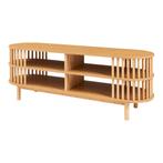 Tv-meubel Jarvenpaa met 4 open vakken 140x40x50 cm naturel [, Verzenden, Nieuw