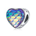 Vibes by Kay | Hart met Schubben Bedel Charm | Pandora compa