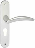 Deurklink Windsor op schild Ovaal PC55 aluminium, Doe-het-zelf en Verbouw, Verzenden, Nieuw