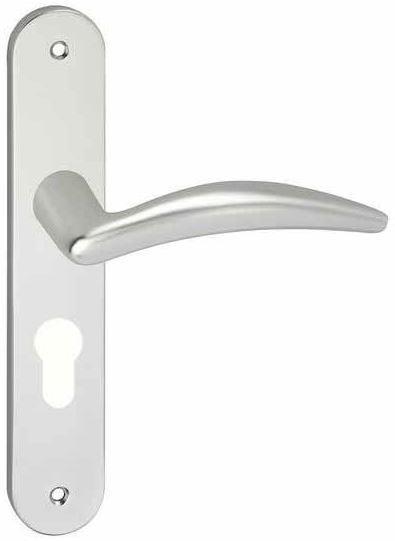 Deurklink Windsor op schild Ovaal PC55 aluminium, Doe-het-zelf en Verbouw, Hang- en Sluitwerk, Verzenden