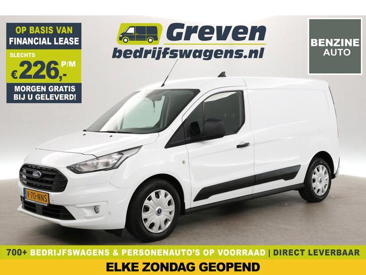 Ford Transit Connect Ecoboost L2 100PK | Benzine | 3-Zits, Auto's, Bestelauto's, Te koop, Handgeschakeld, Financial lease, Benzine
