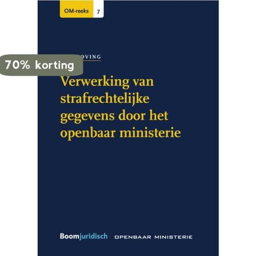 Verwerking van strafrechtelijke gegevens door het openbaar, Boeken, Wetenschap, Zo goed als nieuw, Verzenden