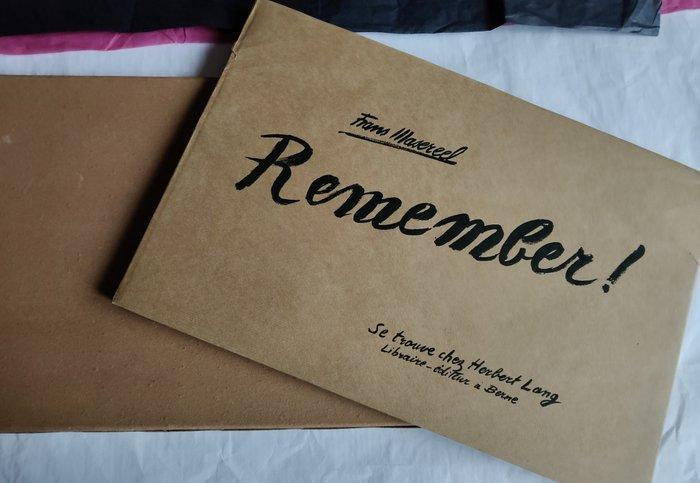 Frans Masereel (1889-1972) - Remember!, Antiek en Kunst, Antiek | Overige Antiek