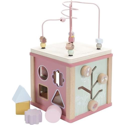 Little Dutch Activiteitenkubus FSC - Wild Flowers, Kinderen en Baby's, Overige Kinderen en Baby's, Zo goed als nieuw, Ophalen of Verzenden