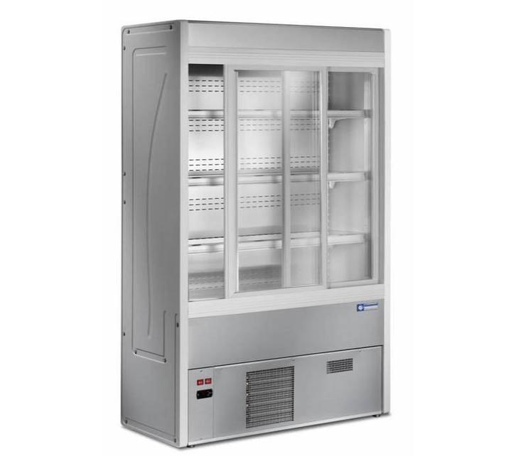 RVS Wandkoeling met glazen schuifdeuren - Air Forced - LE..., Zakelijke goederen, Horeca | Keukenapparatuur, Verzenden