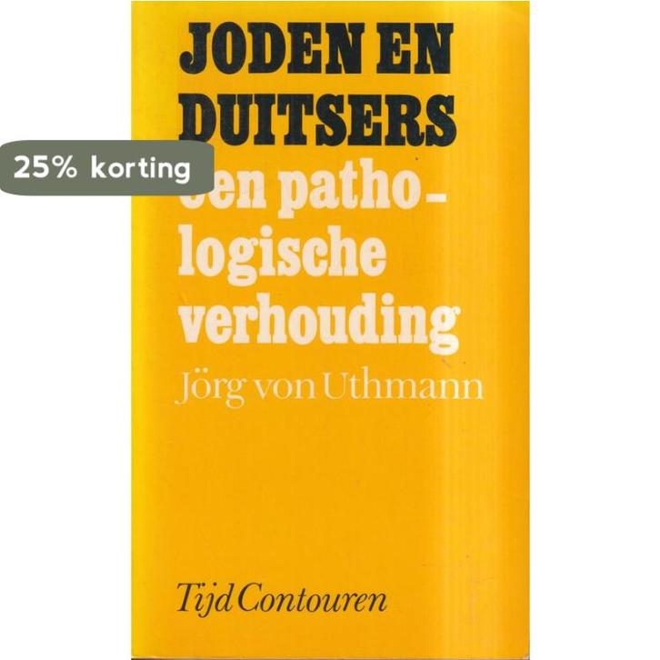 Joden en Duitsers 9789022835548 Uthmann, Boeken, Overige Boeken, Gelezen, Verzenden
