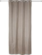 Tweedekans | Beau Home Gordijn met Ringen Quintus Jacquard -, Ophalen of Verzenden, Zo goed als nieuw, Beige