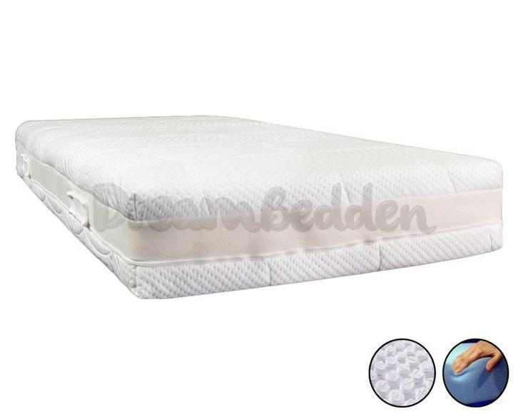 Tencel 1000 Matras HR60 Koudschuim - 130 x 190, Huis en Inrichting, Slaapkamer | Matrassen en Bedbodems