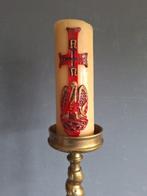 Kandelaar (2) - brons of koper - Kerk , Religieuze Kaars