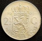 Nederlandse zilveren Juliana Rijksdaalder 1966, Zilver, Losse munt, Verzenden