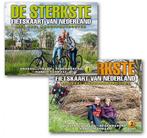 Fietskaart De sterkste fietskaart van Nederland 1+2, Boeken, Atlassen en Landkaarten, Nieuw, Verzenden