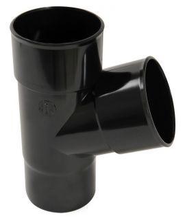 Nicoll PVC-Ti T-stuk 67,5 graden mof-vse zwart Ø80, Doe-het-zelf en Verbouw, Buizen en Afvoer, Ophalen of Verzenden