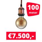LED Railverlichting Horeca Craft Brown 100 spots + 100M, Ophalen of Verzenden