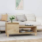 vidaXL Salontafel 100x50x45 cm bewerkt hout sonoma eiken, Huis en Inrichting, Tafels | Salontafels, 100 tot 150 cm, Verzenden