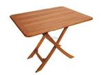 TEAK TAFEL OPKLAPBAAR TYPE BRETAGNE -ARC-, Watersport en Boten, Ophalen of Verzenden, Nieuw, Zeilboot of Motorboot