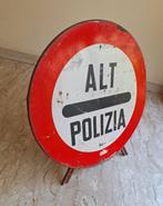 Alt Polizia - Emaille bord - Metaal, Antiek en Kunst