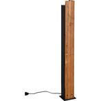 LED Vloerlamp - Trion Nuri - E27 Fitting - Vierkant - Bruin, Huis en Inrichting, Lampen | Vloerlampen, Ophalen of Verzenden, Nieuw